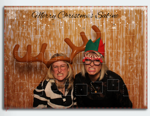 Foto Adventskalender Großformat im Querformat (Customized)