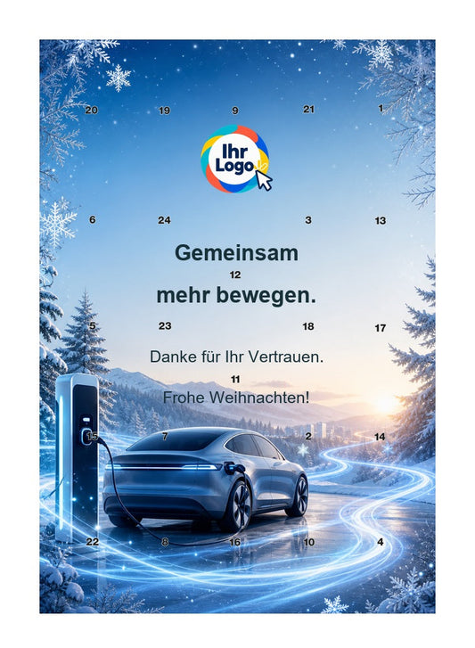 Firmen-Adventskalender – Automobil 02 – Lindt Hochformat