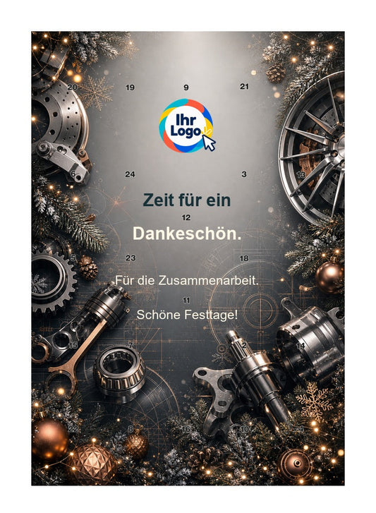 Firmen-Adventskalender – Automobil 03 – Lindt Hochformat