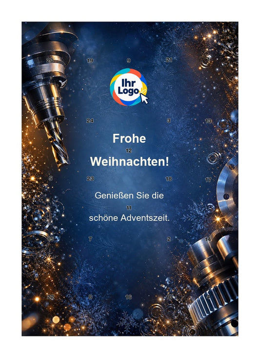 Firmen-Adventskalender – Maschinenbau 04 – Lindt Hochformat