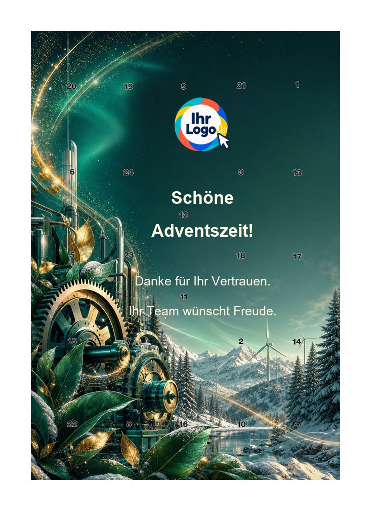 Firmen-Adventskalender – Maschinenbau 07 – Lindt Hochformat