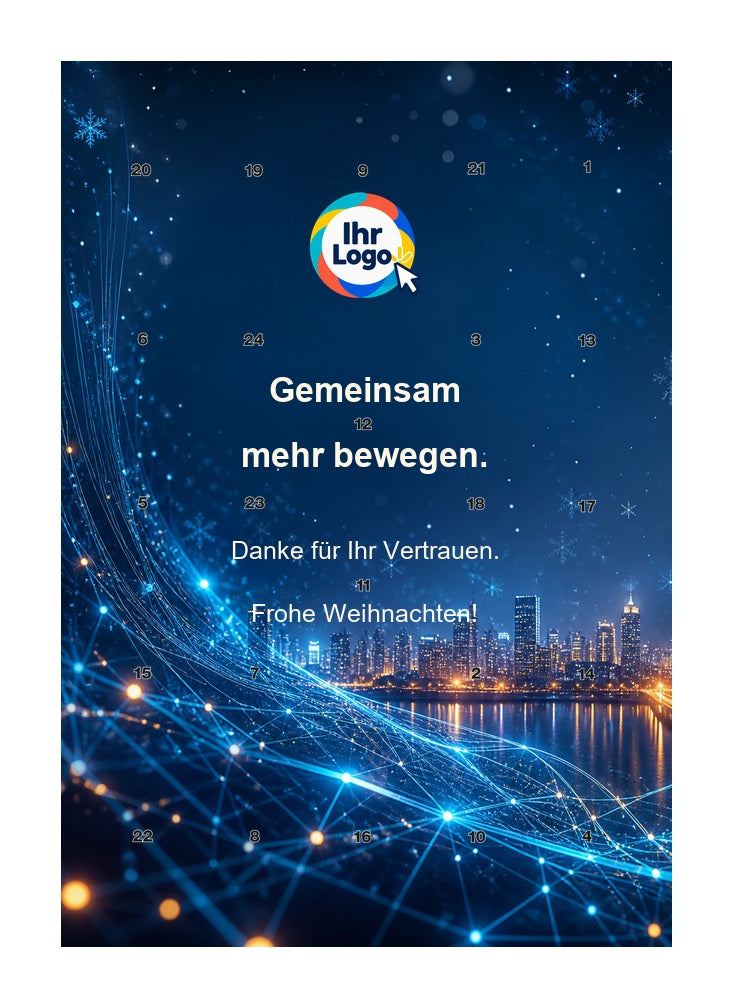 Firmen-Adventskalender – Elektro/Digital 02 – Lindt Hochformat