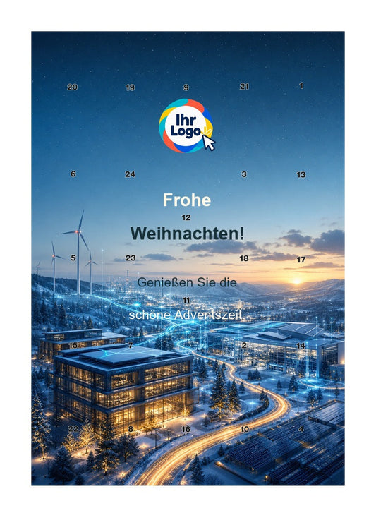 Firmen-Adventskalender – Elektro/Digital 04 – Lindt Hochformat