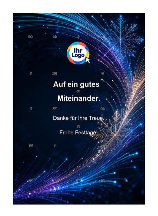 Firmen-Adventskalender – Elektro/Digital 05 – Lindt Hochformat