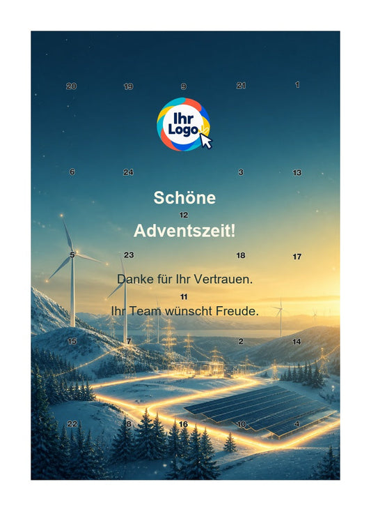 Firmen-Adventskalender – Elektro/Digital 07 – Lindt Hochformat