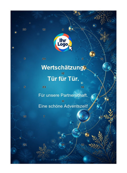 Firmen-Adventskalender – Chemie/Pharma 09 – Lindt Hochformat