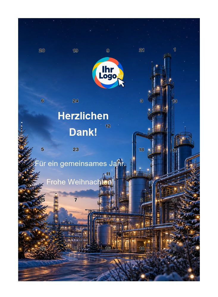 Firmen-Adventskalender – Chemie/Pharma 10 – Lindt Hochformat