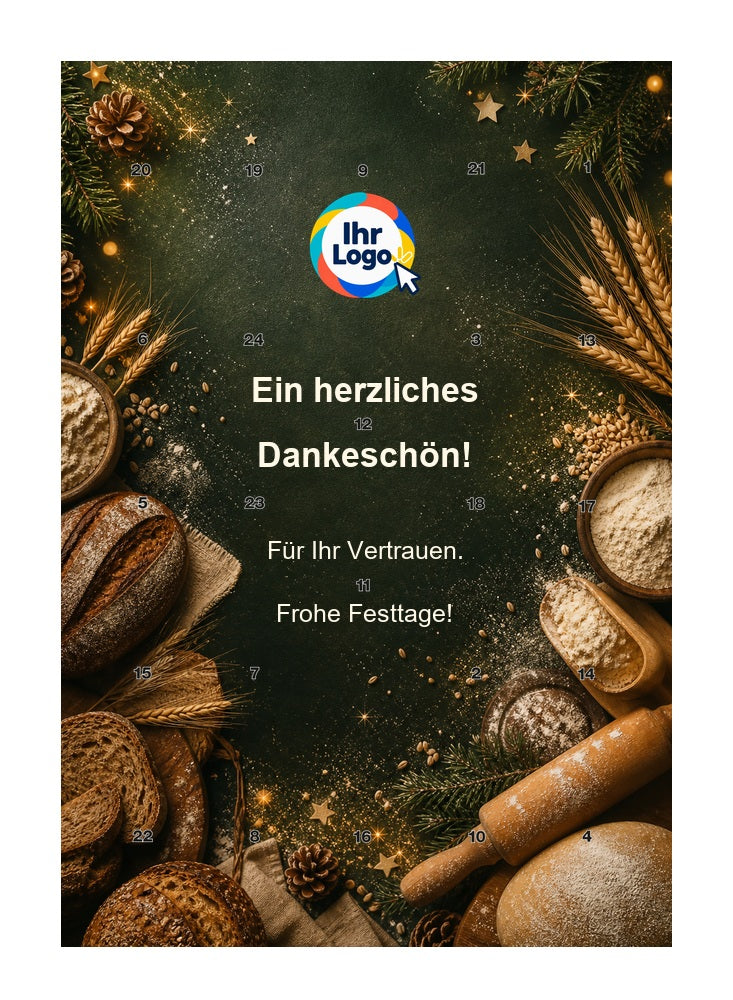 Firmen-Adventskalender – Lebensmittel 01 – Lindt Hochformat