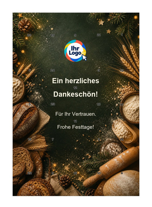 Firmen-Adventskalender – Lebensmittel 01 – Lindt Hochformat