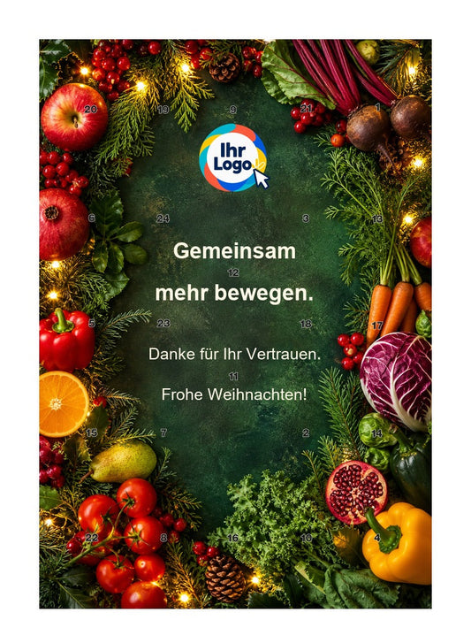 Firmen-Adventskalender – Lebensmittel 02 – Lindt Hochformat