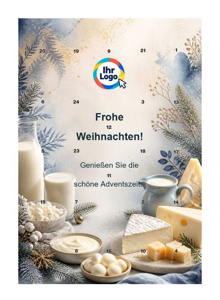 Firmen-Adventskalender – Lebensmittel 04 – Lindt Hochformat