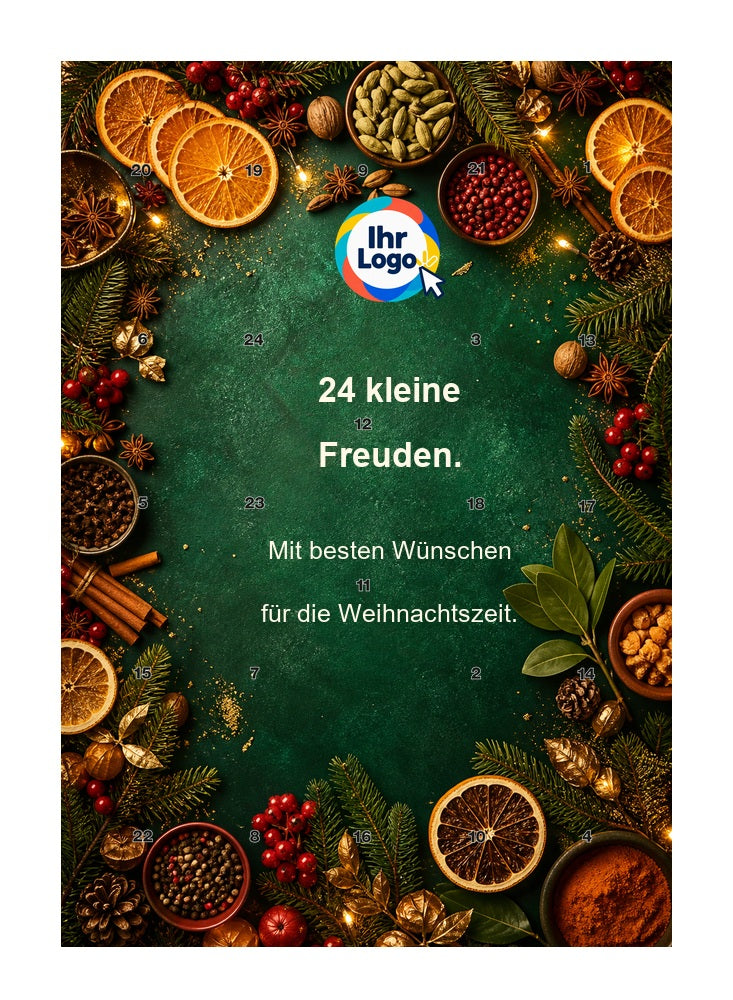 Firmen-Adventskalender – Lebensmittel 06 – Lindt Hochformat