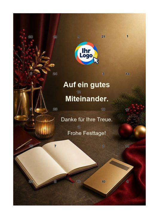 Firmen-Adventskalender – Recht/Steuern 05 – Lindt Hochformat