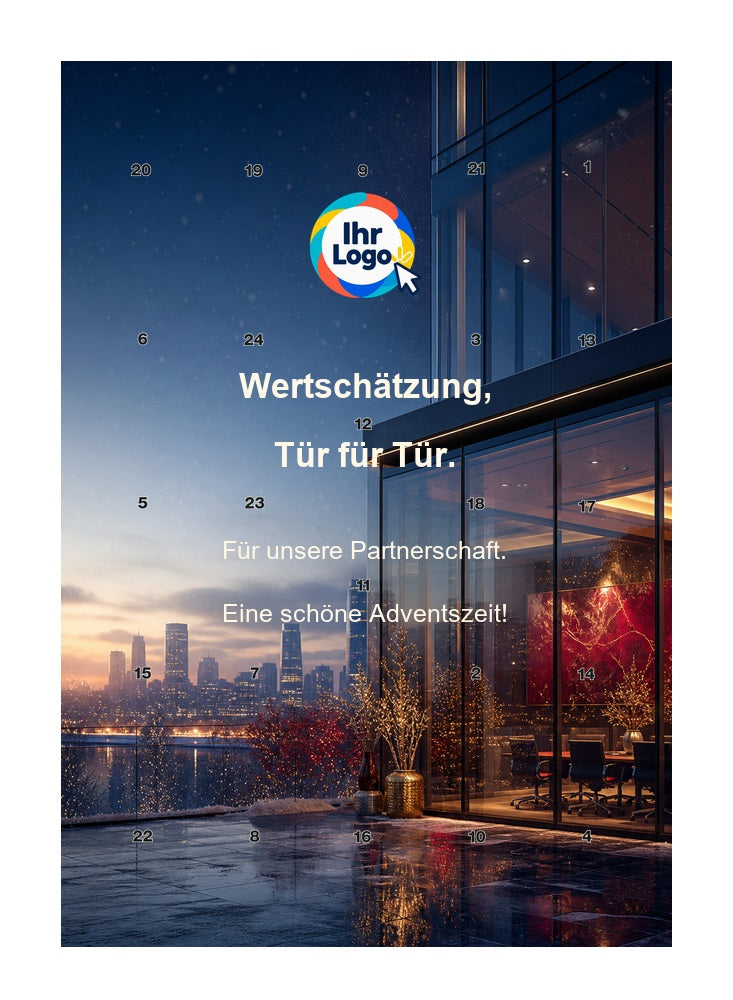 Firmen-Adventskalender – Recht/Steuern 09 – Lindt Hochformat
