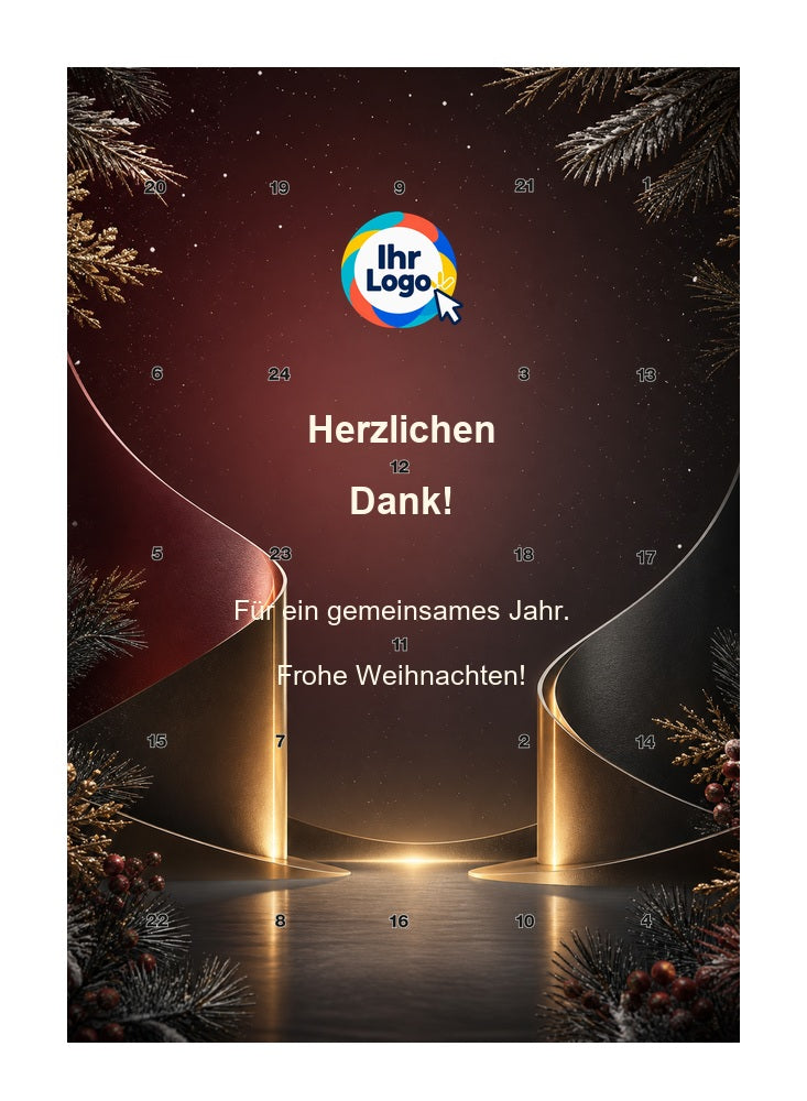 Firmen-Adventskalender – Recht/Steuern 10 – Lindt Hochformat