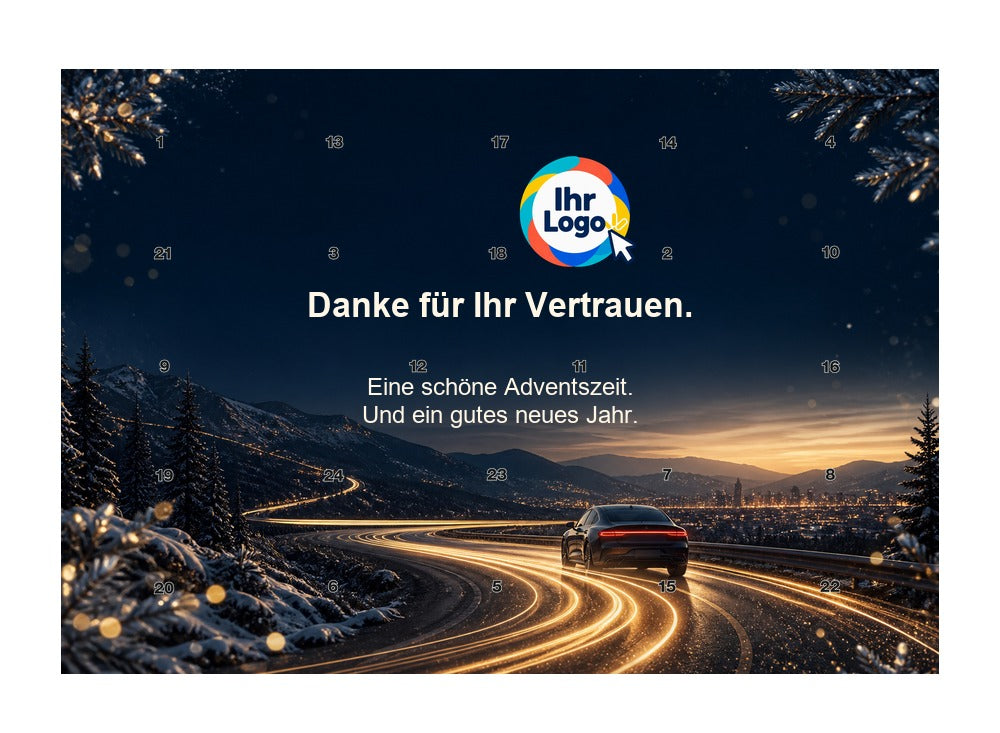 Firmen-Adventskalender – Automobil 01 – Lindt Querformat