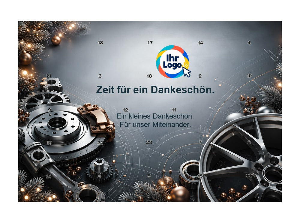 Firmen-Adventskalender – Automobil 03 – Lindt Querformat