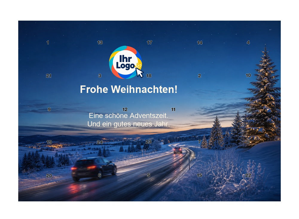 Firmen-Adventskalender – Automobil 04 – Lindt Querformat