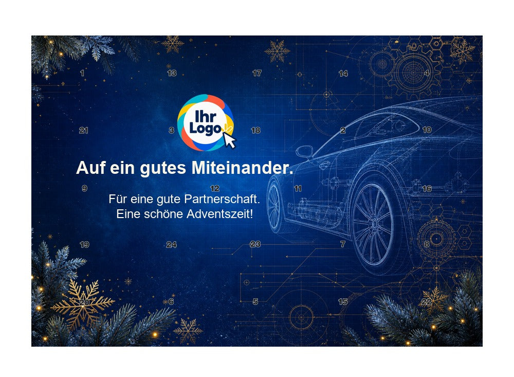 Firmen-Adventskalender – Automobil 05 – Lindt Querformat