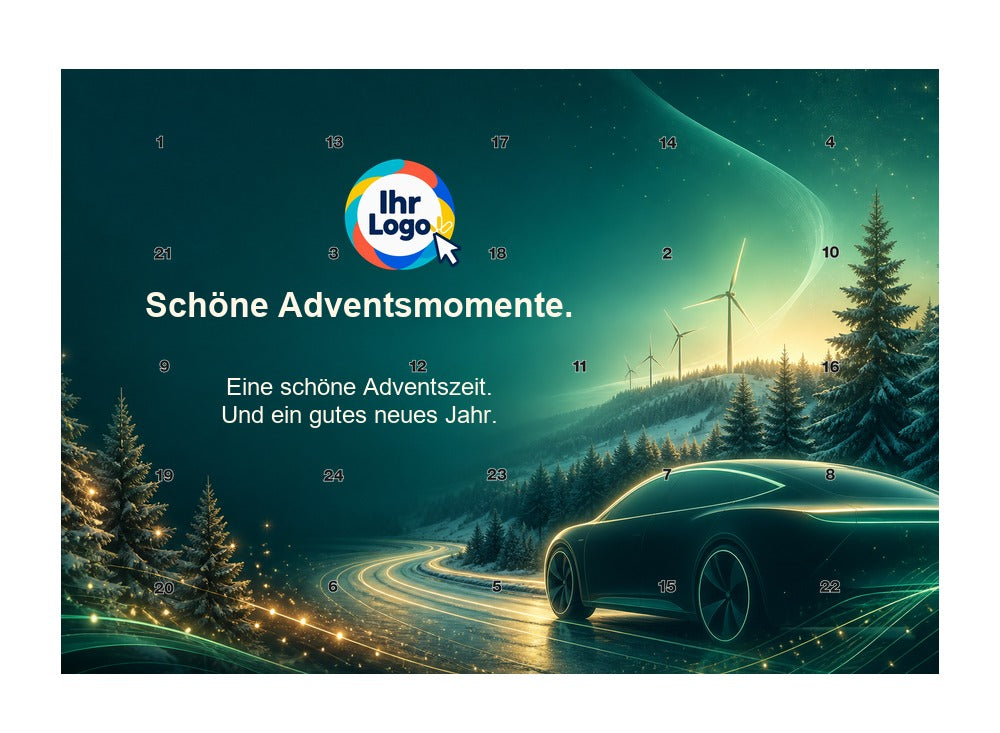 Firmen-Adventskalender – Automobil 07 – Lindt Querformat