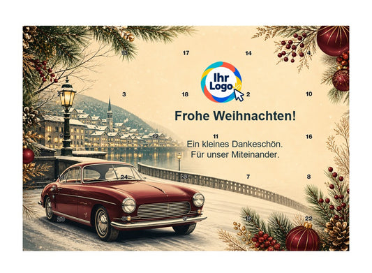Firmen-Adventskalender – Automobil 09 – Lindt Querformat