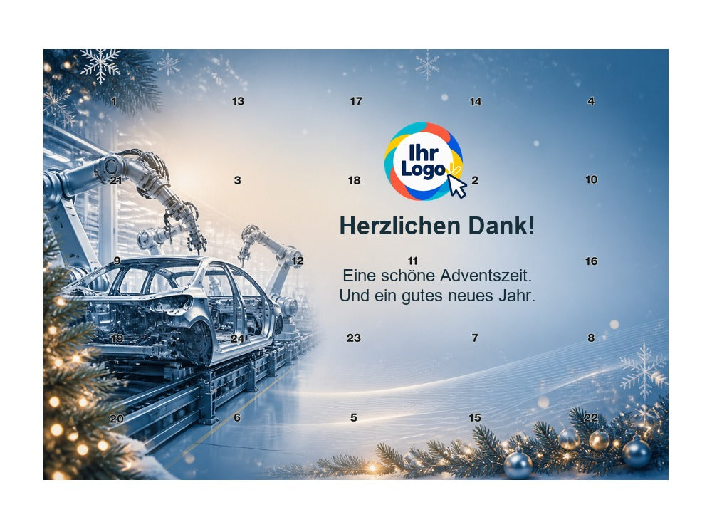 Firmen-Adventskalender – Automobil 10 – Lindt Querformat