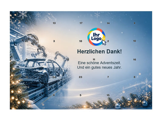 Firmen-Adventskalender – Automobil 10 – Lindt Querformat
