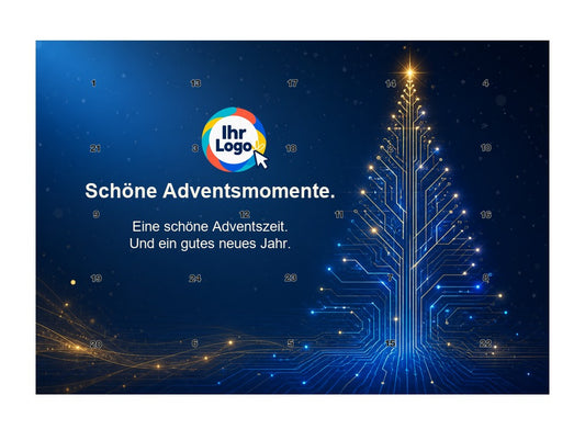 Firmen-Adventskalender – Elektro/Digital 01 – Lindt Querformat