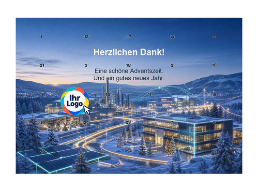 Firmen-Adventskalender – Elektro/Digital 04 – Lindt Querformat