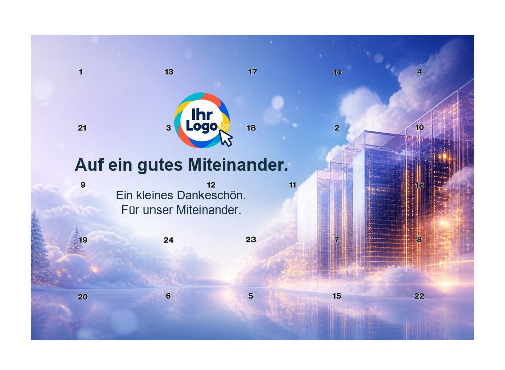 Firmen-Adventskalender – Elektro/Digital 09 – Lindt Querformat