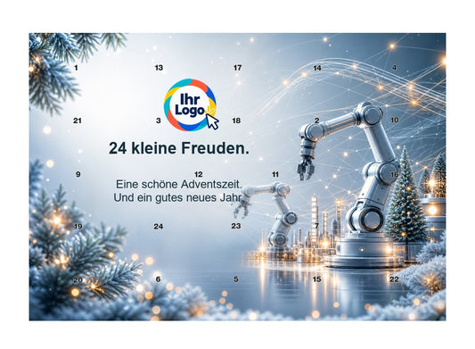 Firmen-Adventskalender – Elektro/Digital 10 – Lindt Querformat