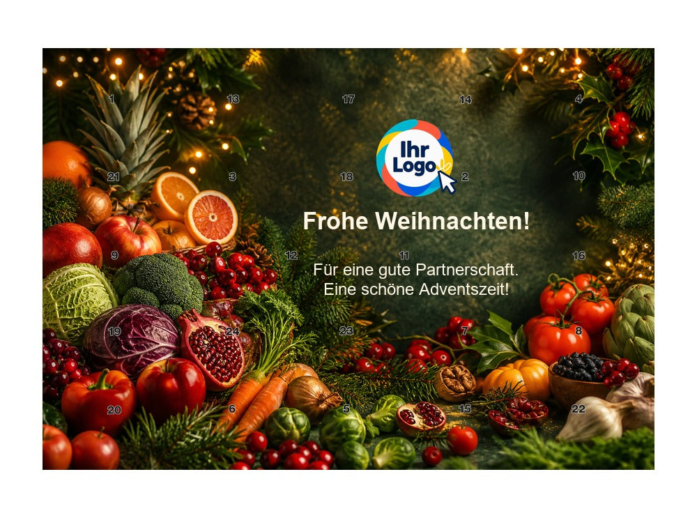 Firmen-Adventskalender – Lebensmittel 02 – Lindt Querformat