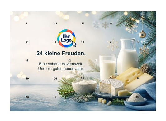Firmen-Adventskalender – Lebensmittel 04 – Lindt Querformat