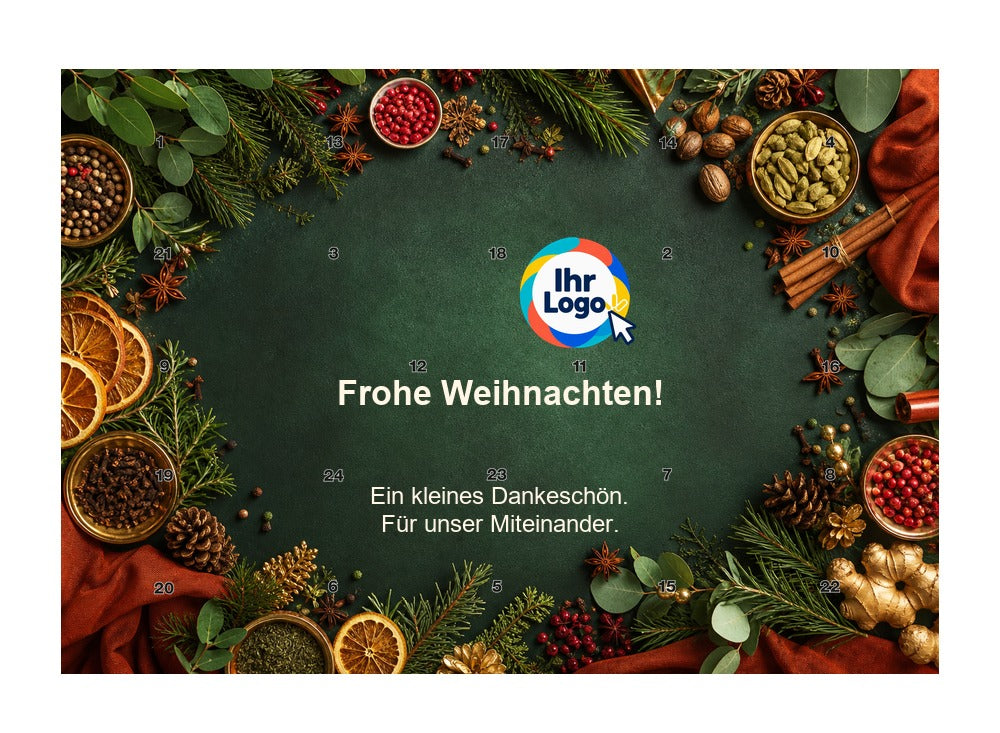 Firmen-Adventskalender – Lebensmittel 06 – Lindt Querformat