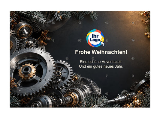 Firmen-Adventskalender – Maschinenbau 01 – Lindt Querformat