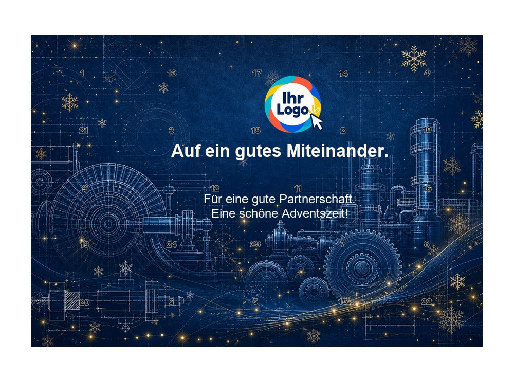 Firmen-Adventskalender – Maschinenbau 02 – Lindt Querformat
