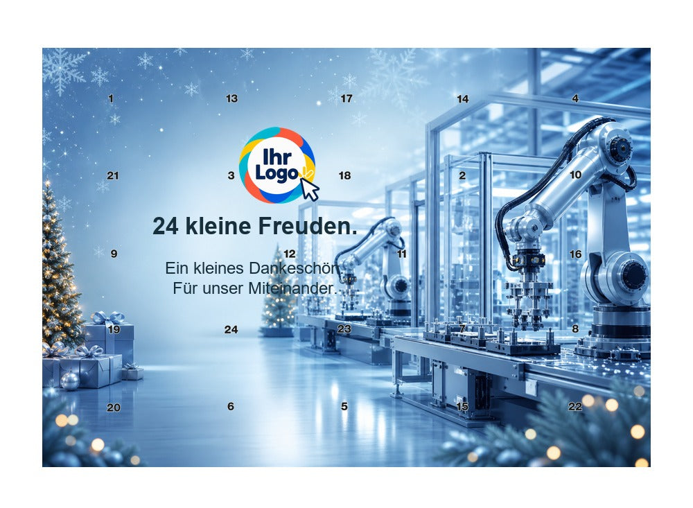Firmen-Adventskalender – Maschinenbau 03 – Lindt Querformat