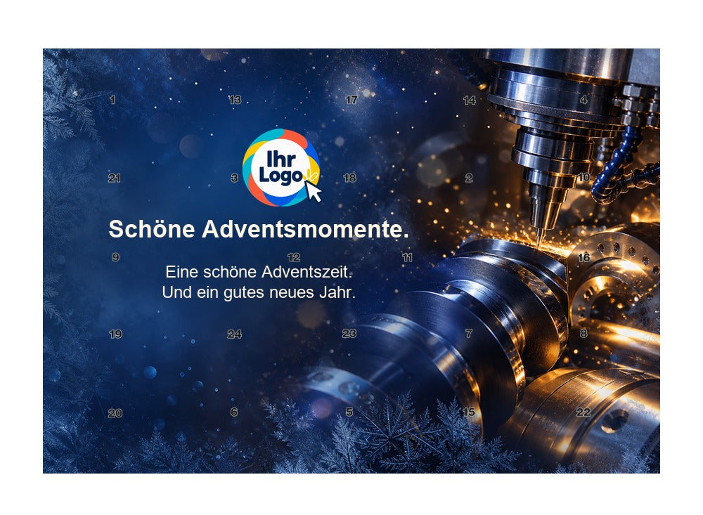 Firmen-Adventskalender – Maschinenbau 04 – Lindt Querformat