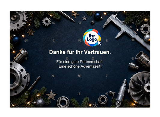 Firmen-Adventskalender – Maschinenbau 08 – Lindt Querformat