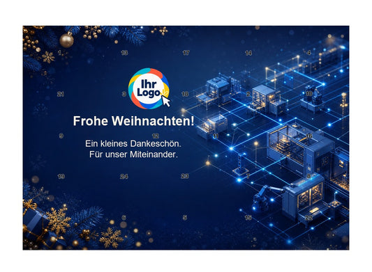 Firmen-Adventskalender – Maschinenbau 09 – Lindt Querformat