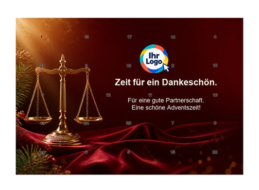 Firmen-Adventskalender – Recht/Steuern 02 – Lindt Querformat