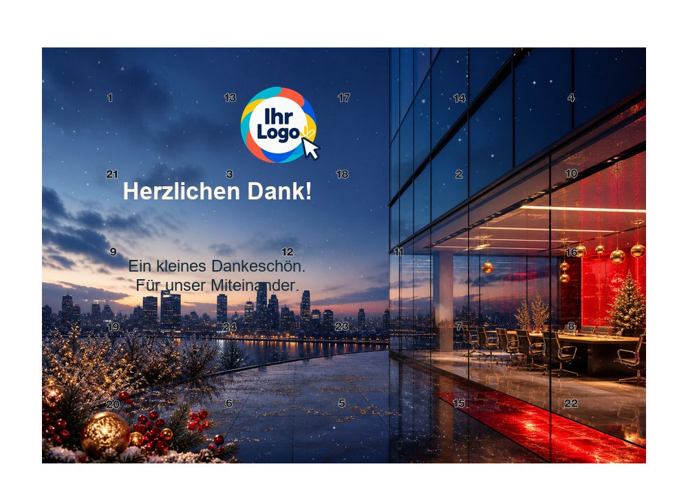 Firmen-Adventskalender – Recht/Steuern 09 – Lindt Querformat