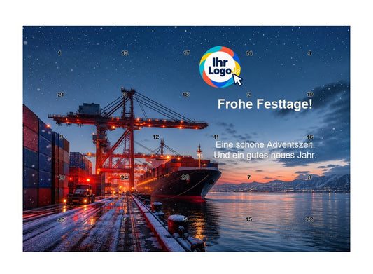 Firmen-Adventskalender – Transport/Logistik 04 – Lindt Querformat