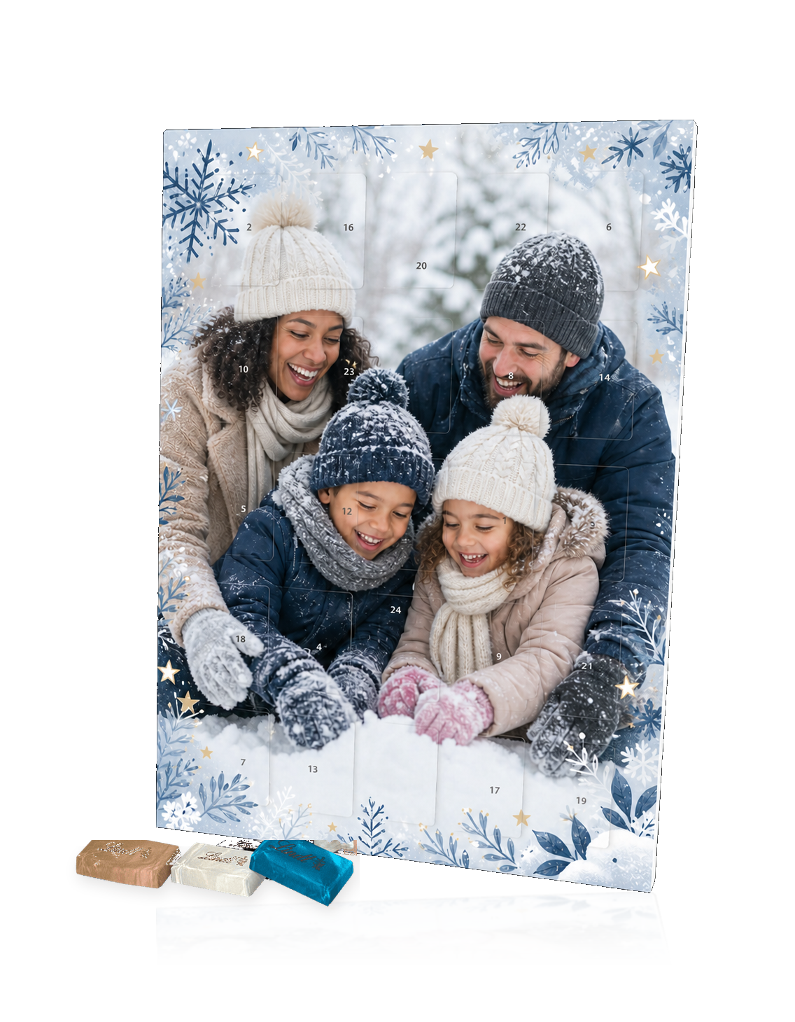 Adventskalender für Familien und Kinder mit Originaltäfelchen