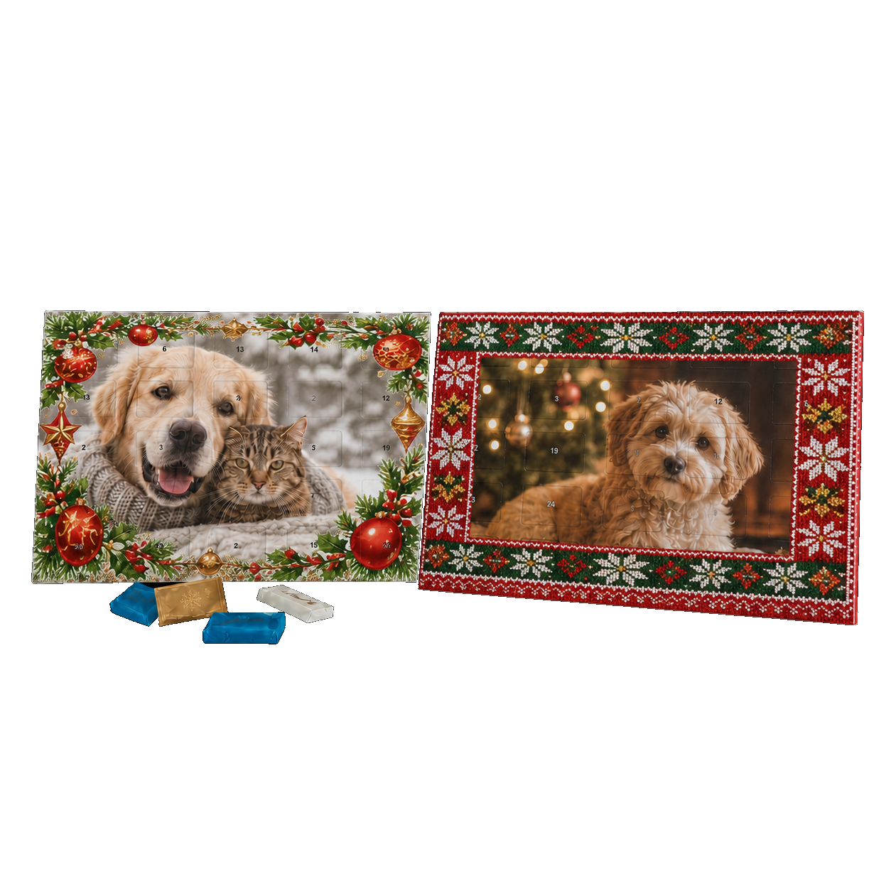 Adventskalender mit Haustierfoto
